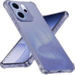 Techsuit - Shockproof Clear Silicone - Oppo Reno15 F / Reno15 Fs 5G - Smoke Black
