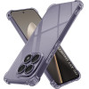 Techsuit - Shockproof Clear Silicone - Xiaomi 15T - Smoke Black