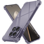 Techsuit - Shockproof Clear Silicone - Xiaomi 15T - Smoke Black