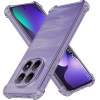 Techsuit - Shockproof Clear Silicone - Xiaomi Redmi Note 15 5G / Note 15 4G / Poco M8 5G - Smoke Black