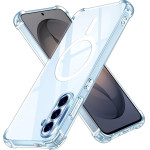 Techsuit - Shockproof Clear Silicone Magsafe - Samsung Galaxy S26 - Clear