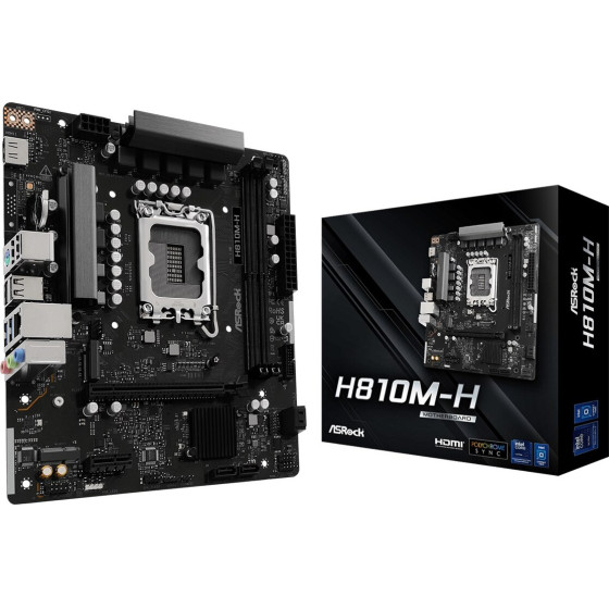 Asrock Intel H810 Lga 1851 (Socket V1) Micro Atx - (H810M-H)