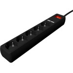 Gembird Power Strip With Usb charger, 5 sockets, 1.5 m, 2x USB, Black - (SPG5-U2-5-02)