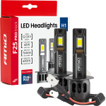 AMiO - ��������� Led F25 Pro Black Edition H1 68W 12-24V Full Can Bus �� ����������� 7646lm �� ����� ����� 6000K ��� ��������� ���������� & ������� - ��� 2 ���. (04717/AM) - (04717)