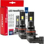 AMiO - ��������� Led F25 Pro Black Edition HIR2 (9012) 68W 12-24V Full Can Bus �� ����������� 7646lm �� ����� ����� 6000K ��� ��������� ���������� & ������� - ��� 2 ���. (04724/AM) - (04724)