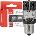 AMiO - ��������� Led ����� P21W ���� BA15s ���� ����������� 12V �������� 66W (4800lm) Lumitec Series Full Canbus ���������� Csp 6500K Plug & Play ��� ��������� ���������� - 2 ���. (04688/AM) - (04688)
