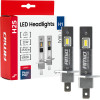 AMiO - ��������� Led ����� ������ ����� H1 ���� P14.5s ���� ����������� 12V �������� 20W (2920lm) Series H25 Canbus 6000K ��� ��������� ���������� - 2 ���. (04709/AM) - (04709)