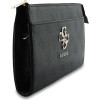Guess Pu 4G Metal Logo Phone Bag Black - (GUWPO5P4GP4GLK)