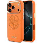 Guess Pu Perforated 4G Logo Magsafe Case For Iphone 17 Pro Max Orange - (GUHMP17X5PG4SRGO)
