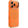 Guess Pu Perforated 4G Logo Magsafe Case For Iphone 17 Pro Max Orange - (GUHMP17X5PG4SRGO)