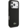 LACOSTE Iconic Petit Pique Magsafe Case + Wallet For Iphone 17 Pro Black - (LCHMBWP17LPLAK)