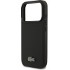 LACOSTE Iconic Petit Pique Magsafe Case + Wallet For Iphone 17 Pro Black - (LCHMBWP17LPLAK)