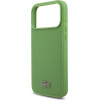 LACOSTE Iconic Petit Pique Magsafe Case + Wallet For Iphone 17 Pro Max Green - (LCHMBWP17XPLAN)
