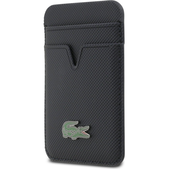 LACOSTE Pu Iconic Petit Pique Magsafe Wallet Navy - (LCWMSPLAV)