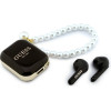 Guess Earphones Tws Pearl Strap Black - (GUTWSLD2HSPEK)