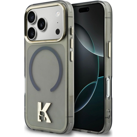 Karl Lagerfeld Case Iml K Head Logo Magsafe For Iphone 17 Pro Max Black - (KLHMP17X5HTMKHDK)