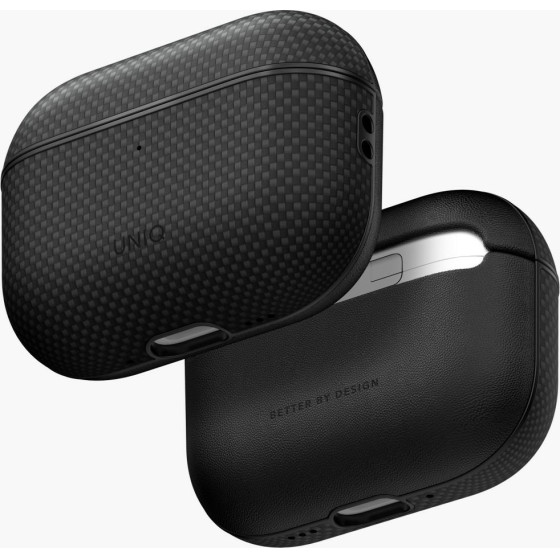 UNIQ Case Keva Prime For Airpods Pro 3 Gen Black - (UNIQ-AIRPODSPRO3-KEVPCBLK)