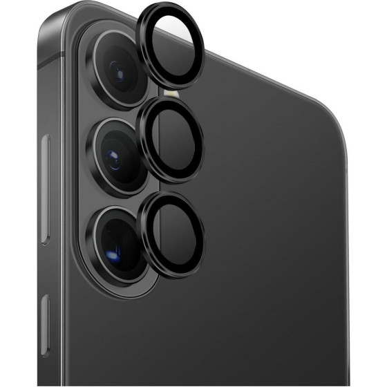 UNIQ Glass For Camera Optix Aluminium Camera Lens For Samsung Galaxy S26 / 26 Plus Black - (UNIQ-GS26-26P-ALENSBLK)