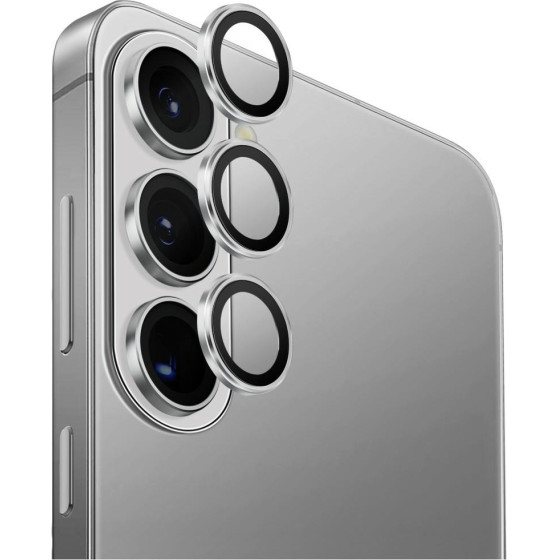 UNIQ Glass For Camera Optix Aluminium Camera Lens For Samsung Galaxy S26 / S26 Plus Silver - (UNIQ-GS26-26P-ALENSSIL)