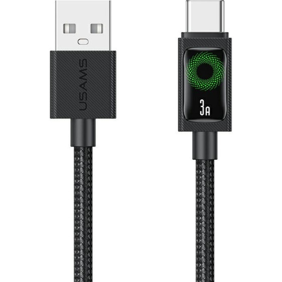 Usams Cable U92 18W USB-C To USB-A 1.2m Black - (SJ772USB01)