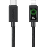 Usams Cable U92 30W USB-C To Lightning 1.2m Black - (SJ774USB01)