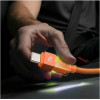 Usams Cable U93 240W USB-C To USB-C 1.2m Orange - (SJ775USB02)