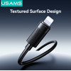 Usams Cable U94 12W Lightning To USB-A 1m Black - (SJ778USB01)