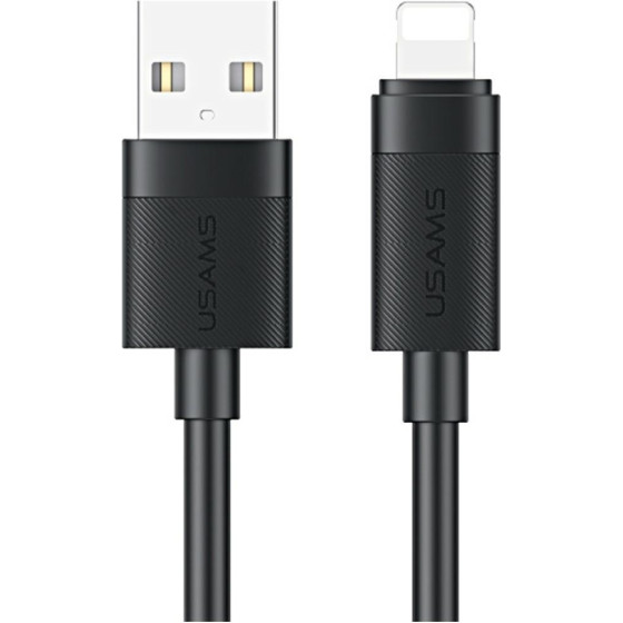 Usams Cable U94 12W Lightning To USB-A 1m Black - (SJ778USB01)