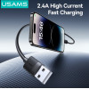 Usams Cable U94 12W Lightning To USB-A 1m Black - (SJ778USB01)