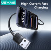 Usams Cable U94 18W USB-C To USB-A 1m Black - (SJ777USB01)