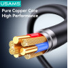 Usams Cable U94 18W USB-C To USB-A 1m Black - (SJ777USB01)