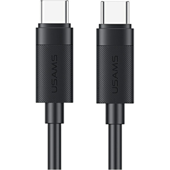 Usams Cable U94 60W USB-C To USB-C 1m Black - (SJ780USB01)