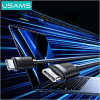Usams Cable U94 60W USB-C To USB-C 1m Black - (SJ780USB01)