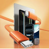 Usams Cable U96 60W USB-C To USB-C 1.2m Orange - (SJ783USB02)