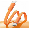 Usams Cable U96 60W USB-C To USB-C 1.2m Orange - (SJ783USB02)