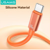 Usams Cable U97 60W USB-C To USB-C Handstrap 30cm Tarnish - (SJ784USB01)