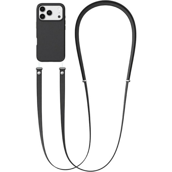 Usams Phone Lanyard ZB360 1.08-2.08m Black - (ZB360GS01)