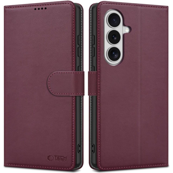 Tech-Protect Wallet Galaxy S26 MULBERRY