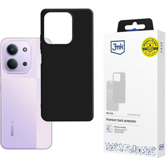 3MK Protection 3MK Matt Case For Xiaomi Redmi 15C 4G / 5G (173mm) - Black - (W-3MatCas-Red15c73-0)