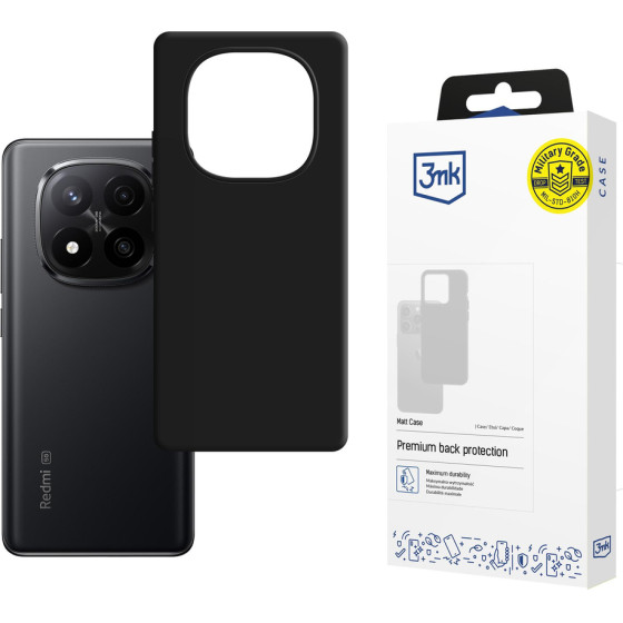 3MK Protection 3MK Matt Case For Xiaomi Redmi Note 15 Pro - Black - (W-3MatCas-ReNot15P-0)