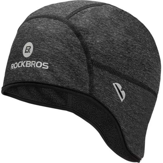 Rockbros Dala Winter Cycling Helmet Cap With Glasses Holes - Grey 5907769367021 - (18420440001)