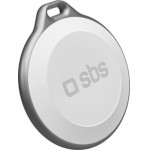 SBS Tracker Compatible With Apple Find My / Android Find Hub White - (TEFINDTAPGOW)