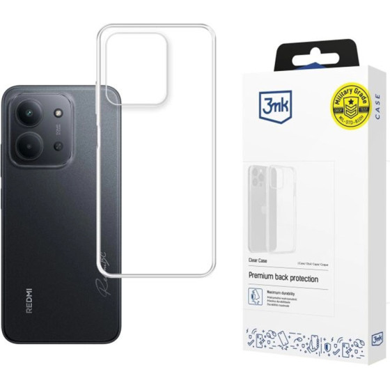 3MK - Clear Case - Xiaomi Redmi 15C 4G / Redmi 15C 5G / Poco C85 4G - Transparent