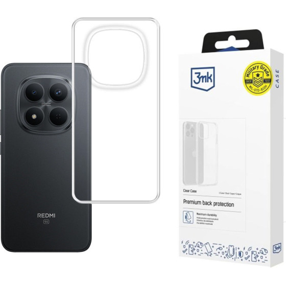3MK - Clear Case - Xiaomi Redmi Note 15 Pro 5G - Transparent
