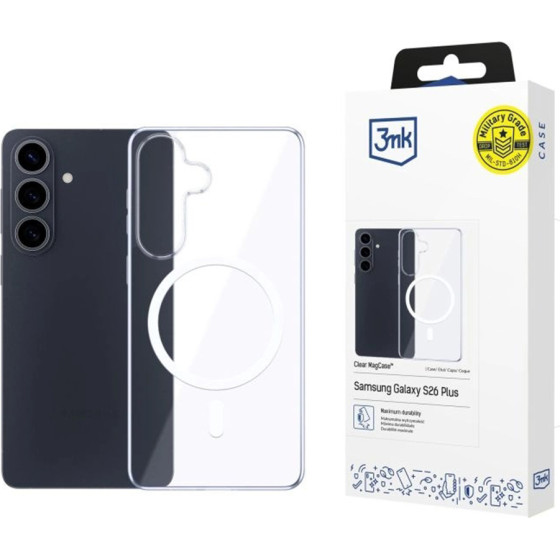 3MK - Clear Magcase - Samsung Galaxy S26 - Transparent
