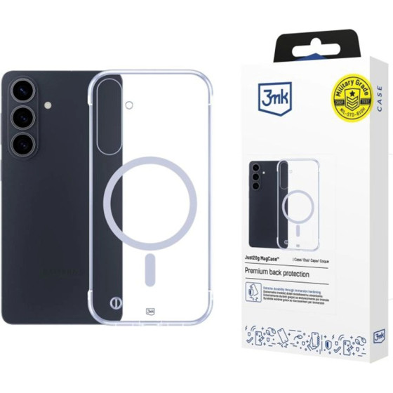 3MK - Just20g Magcase - Samsung Galaxy S26 Plus - Transparent
