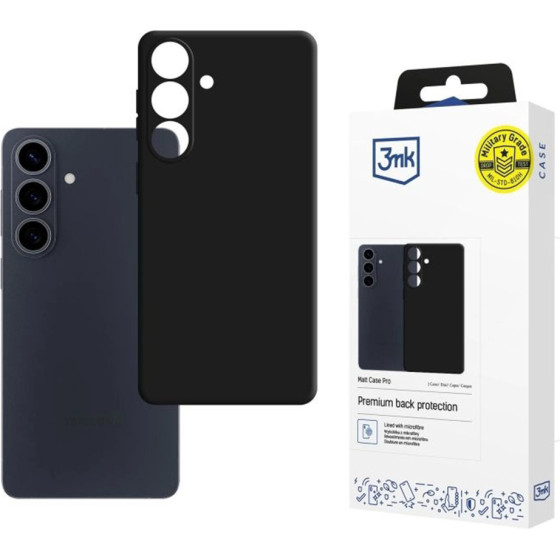 3MK - Matt Case Pro - Samsung Galaxy S26 - Black
