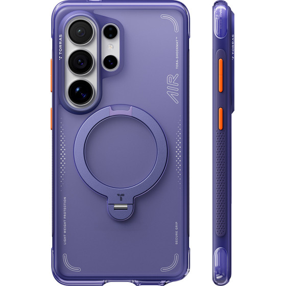 Torras - Ostand Spin Air Series - Samsung Galaxy S26 Ultra - Dark Purple