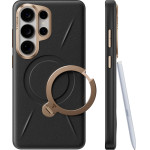 Torras - Qpro Leather Series - Samsung Galaxy S26 Ultra - Iovry Black - (X00FX3260)