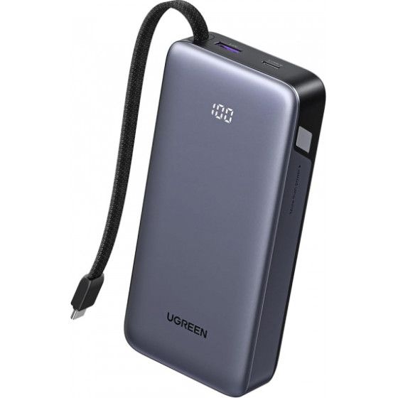 Ugreen Powerbank PB536 (55988B), 20000mAh, 45W, Qc + PD, Grey